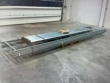 Dexion palletstelling 5.50m h. 1.04diep lang: 7.20m verzinkt beschikbaar voor biedingen