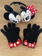 Oorwarmers en handschoenen Minnie Mouse, Handschoenen, Meisje, Gebruikt, Ophalen of Verzenden