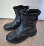 Zwarte lederen laarsjes maat 32 leer, Gebruikt, Meisje, Hush Puppies, Ophalen of Verzenden