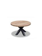 Ronde eettafel, 140cm, geheel van eikenhout, Huis en Inrichting, Tafels | Eettafels, Ophalen, 100 tot 150 cm, Zo goed als nieuw