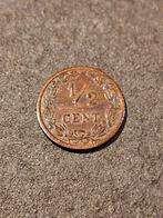 munt Nederland 1/2 cent 1906, Ophalen of Verzenden, Koningin Wilhelmina, Overige waardes, Losse munt