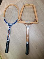 Houten tennis rackets, Sport en Fitness, Tennis, Racket, Gebruikt, Ophalen