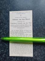 Bidprentje Wouw Bergen op Zoom Adriana vd Brand 1895 1961, Ophalen, Bidprentje