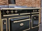 Luxe Fornuis Morice 130cm Mokka + Messing 5 pits GASOVEN, Hete lucht, 60 cm of meer, Ophalen of Verzenden, Zo goed als nieuw
