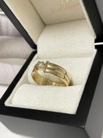 Aller Spanninga 14 Karaat Gouden Bandring 0.25 ct Diamant, 20 of groter, Heer, Onbekend, Ophalen of Verzenden
