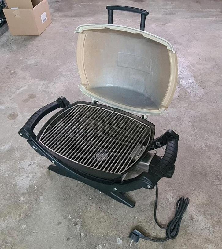 Weber Elektrische Barbecue, Tuin en Terras, Elektrische barbecues, Gebruikt, Ophalen