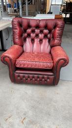 Chesterfield, Huis en Inrichting, Fauteuils, Ophalen of Verzenden, Zo goed als nieuw, 75 tot 100 cm