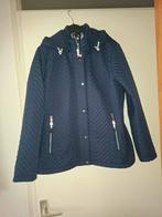 District Blauwe Gewatteerde Jas Maat 44, Kleding | Dames, Jassen | Zomer, Blauw, Maat 42/44 (L), Ophalen of Verzenden, Zo goed als nieuw