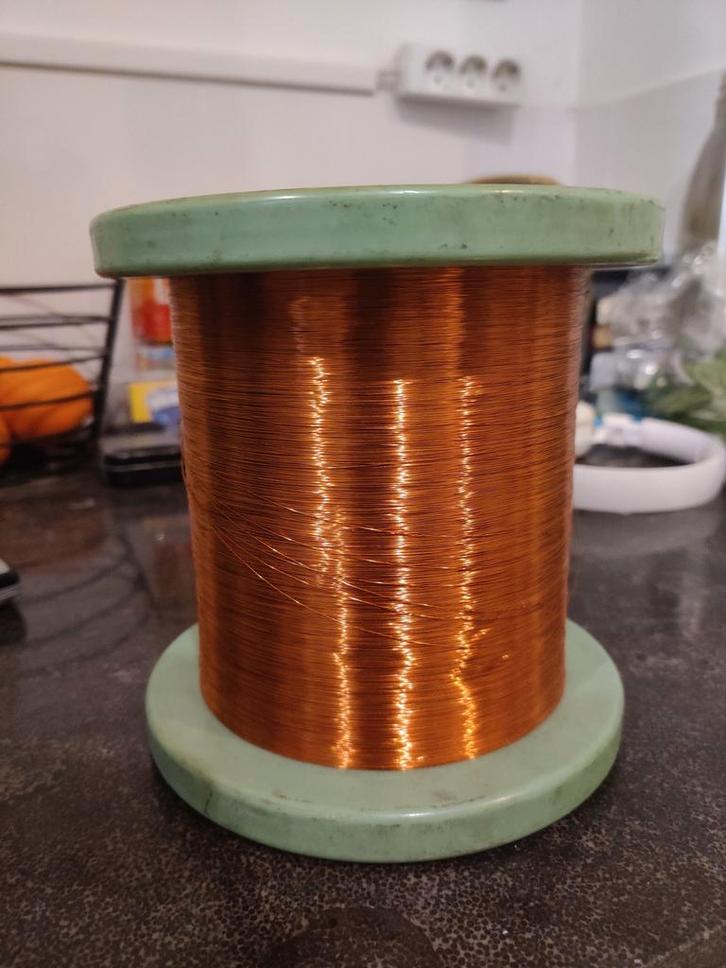 Koperdraad spoel 0,2mm, Hobby en Vrije tijd, Elektronica-componenten, Ophalen of Verzenden