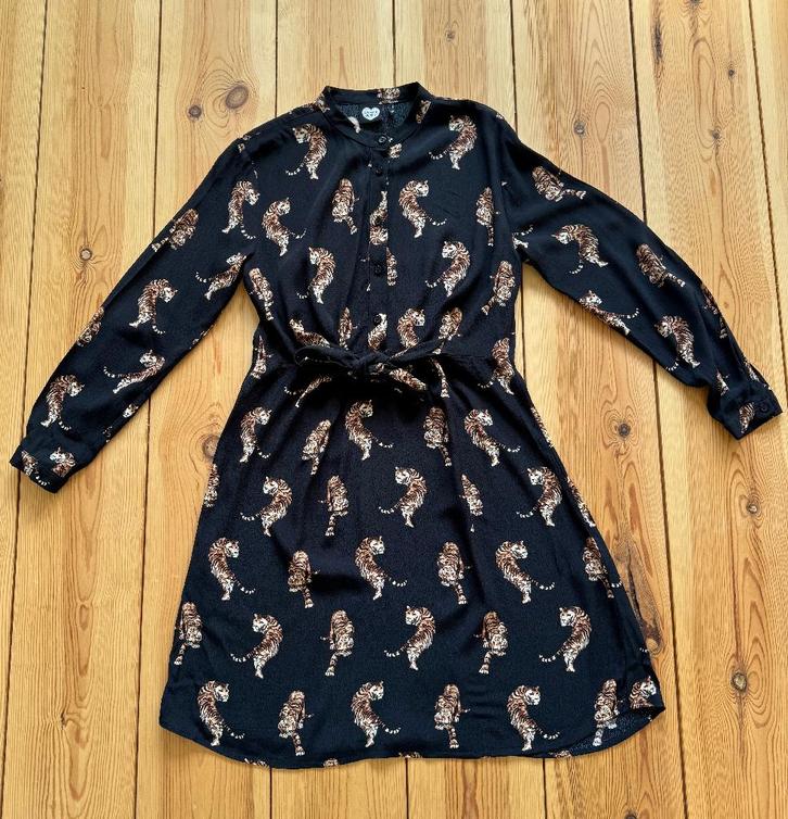 Jurk Catwalk Junkie - Zwart tijger - maat XS / 34 / Small, Kleding | Dames, Jurken, Zo goed als nieuw, Maat 34 (XS) of kleiner