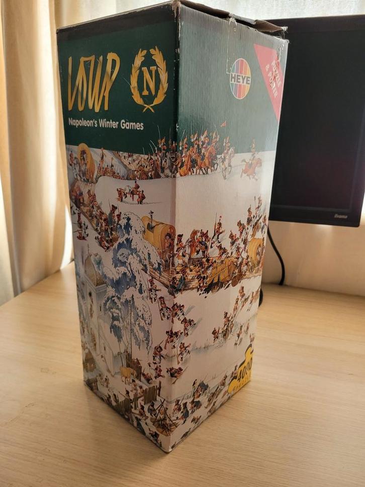 Heye Loup Puzzel - Napoleon's Winter Games 4000, Hobby en Vrije tijd, Denksport en Puzzels, Zo goed als nieuw, Meer dan 1500 stukjes