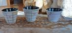 Vintage fifties mid century ADCO bloempotten, rockabilly, Verzenden, Gebruikt