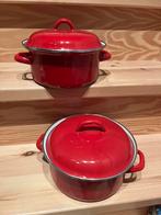 Pannen, Huis en Inrichting, Keuken | Potten en Pannen, Ophalen of Verzenden, Zo goed als nieuw, Rvs, Pannenset