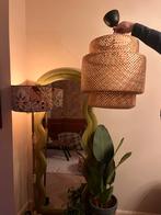 IKEA Rieten Hanglamp, Huis en Inrichting, Lampen | Hanglampen, Ophalen, Zo goed als nieuw, Hout, Minder dan 50 cm