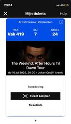 The weeknd ticket te koop!!, Tickets en Kaartjes