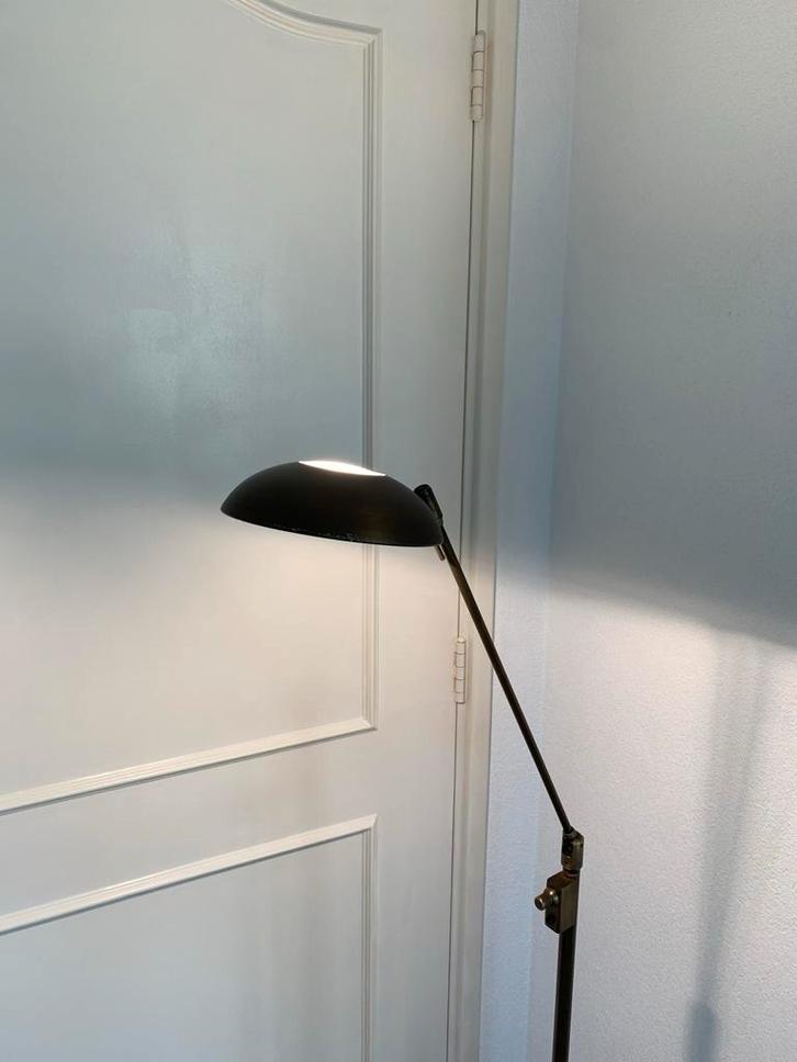 Halogeen Leeslamp - dimbaar, Huis en Inrichting, Lampen | Vloerlampen, Zo goed als nieuw, 100 tot 150 cm, Metaal, Ophalen
