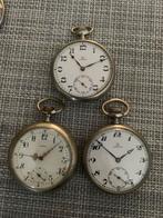 6 Antieke Omega zakhorloges, Ophalen of Verzenden, Staal, Omega, 1960 of later