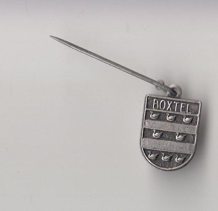 Boxtel stadswapen speldje, Verzamelen, Speldjes, Pins en Buttons, Gebruikt, Speldje of Pin, Overige onderwerpen, Ophalen of Verzenden