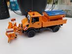 Minichamps Mercedes Benz Unimog Winterdienst/sneeuwploeg, Hobby en Vrije tijd, Modelauto's | 1:43, Ophalen of Verzenden, MiniChamps