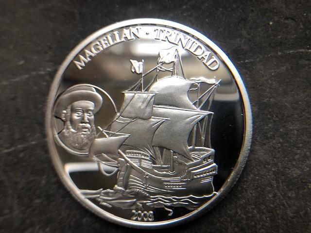 2003 Samoa - Magellan Trinidad - silver, Postzegels en Munten, Munten | Oceanië, Losse munt, Zilver, Ophalen of Verzenden