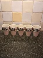 Jet ter Steege koeien bekers - 5 stuks, Ophalen of Verzenden, Zo goed als nieuw, Overige stijlen, Kop(pen) en/of Schotel(s)