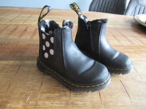 Dr. Martens Laarzen - Leonore J - Zwart/Romario maat 24, Kinderen en Baby's, Kinderkleding | Schoenen en Sokken, Zo goed als nieuw