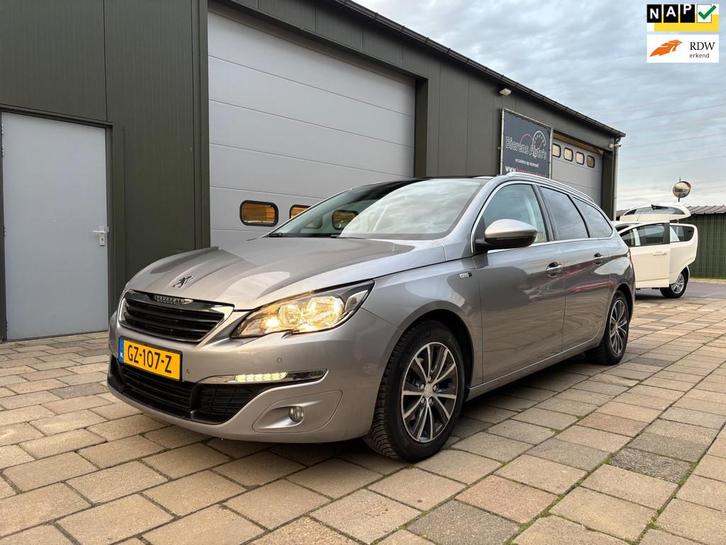 Peugeot 308 SW 1.2 PureTech Style Pano Navi Cruise Nette Aut, Auto's, Peugeot, Bedrijf, Te koop, ABS, Airbags, Airconditioning