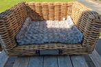 Happy-House Hondenbank Riet - Hondenmand - Beige/Bruin, Dieren en Toebehoren, Hondenmanden, Ophalen, Gebruikt, Riet