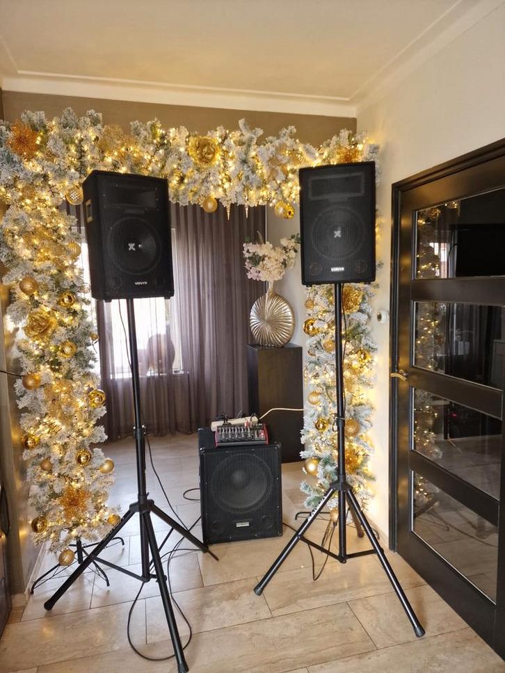 Pa set Vonyx 2.1 1100 watt, Muziek en Instrumenten, Versterkers | Keyboard, Monitor en PA, Zo goed als nieuw, Minder dan 500 watt