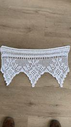 Vintage Retro Gehaakt zgan Vitage Gordijn orig jar.70, Beige, Zo goed als nieuw, Vintage Retro Design, Minder dan 100 cm