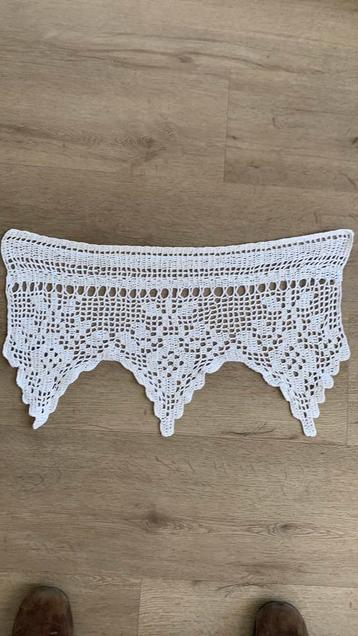 Vintage Retro Gehaakt zgan Vitage Gordijn orig jar.70 beschikbaar voor biedingen