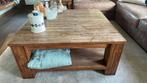 Teak salontafel en bijzettafel robuust, Ophalen