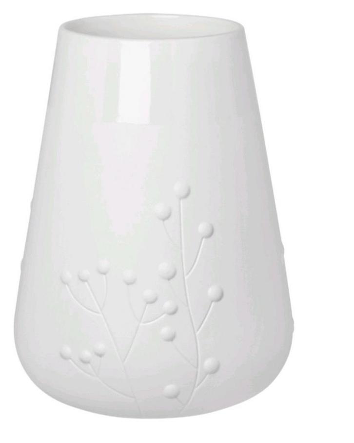 Räder vazen & kandelaars, Huis en Inrichting, Woonaccessoires | Vazen, Zo goed als nieuw, Wit, Minder dan 50 cm, Aardewerk of Porselein