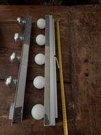 2 kaptafel / Hollywood lampen 1 met stopcontact, Ophalen of Verzenden, Zo goed als nieuw, Hollywood