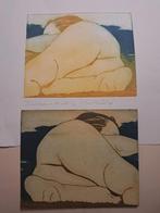 Ets + etsplaat Strand Door Jan Henkel, Ophalen of Verzenden