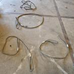 4 dikke staalkabels met lus  13 mm dik, Ophalen, Gebruikt