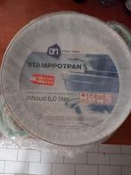 Albert Heijn Stamppotpan 6.0 Liter Nieuw, Huis en Inrichting, Nieuw, Rvs, Keramische plaat, Ophalen