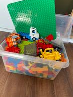 Lego Duplo grote bak ruim 6,5 kilo met bouwplaat, Duplo, Gebruikt, Ophalen of Verzenden, Losse stenen