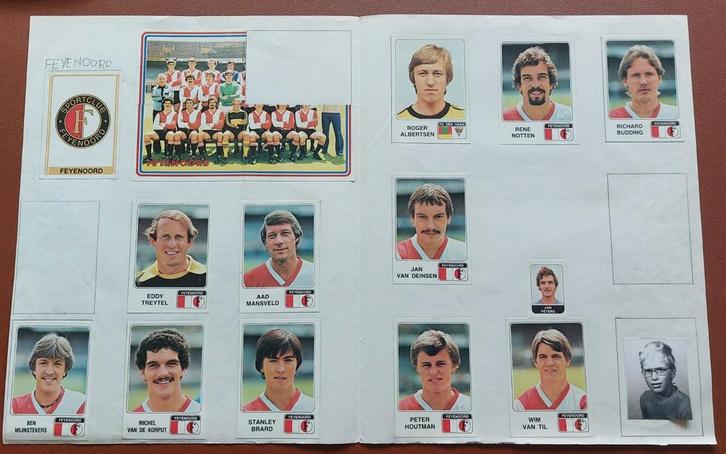 Blad Panini plaatjes Feijenoord FC Den Haag plaatjesalbum, Boeken, Prentenboeken en Plaatjesalbums, Gelezen, Plaatjesalbum, Ophalen of Verzenden