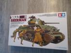 Tamiya M4A3 sherman 75mm gun, Hobby en Vrije tijd, Tank, 1:32 tot 1:50, Ophalen of Verzenden, Zo goed als nieuw