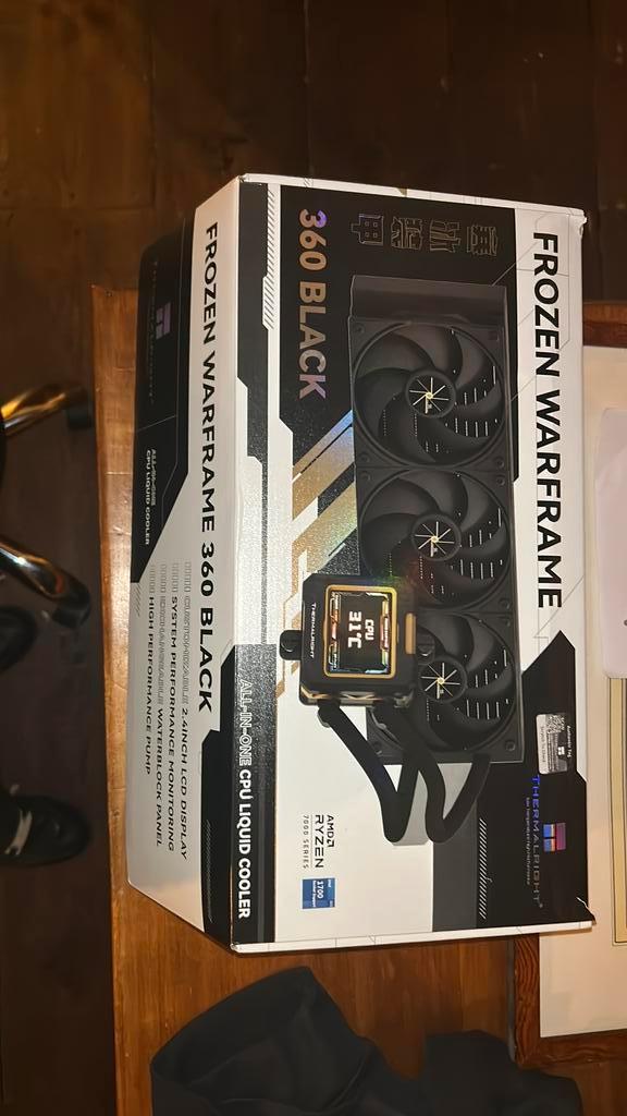 AIO Waterkoeler 360mm met 3 Fans en Scherm!!, Computers en Software, Computerkoelers, Nieuw, Waterkoeling, Ophalen of Verzenden