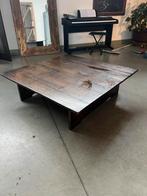 Eikenhouten salontafel, Ophalen, Gebruikt, 100 tot 150 cm, Minder dan 50 cm