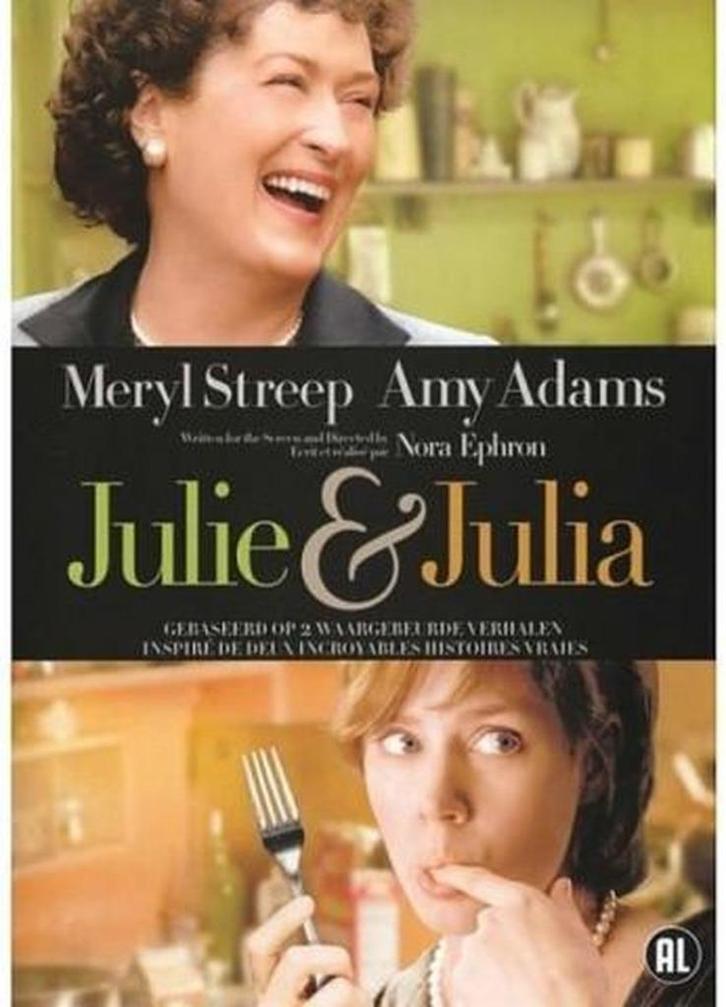 Julie en Julia DVD, Cd's en Dvd's, Dvd's | Komedie, Zo goed als nieuw, Actiekomedie, Alle leeftijden, Verzenden