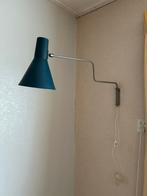 Vintage Anvia Hoogervorst Elbow wandlamp blauw, Ophalen of Verzenden, Gebruikt