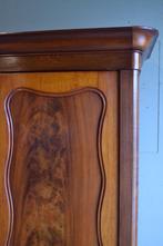Prachtige antieke mahonie biedermeier meidenkast., Antiek en Kunst, Antiek | Meubels | Kasten, Verzenden