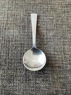 Verzilverde suikerlepel H. Hooijkaas Douwe Egberts, Antiek en Kunst, Ophalen of Verzenden