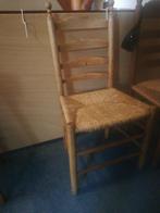 4 stevige rieten stoelen, Antiek en Kunst, Ophalen