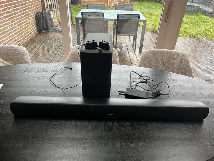 Denon HEOS Soundbar met Subwoofer - Topconditie!, Audio, Tv en Foto, Soundbars, Zo goed als nieuw, Bluetooth, Ophalen