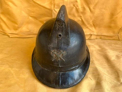 Oude brandweerhelm, Antiek en Kunst, Curiosa en Brocante, Ophalen of Verzenden