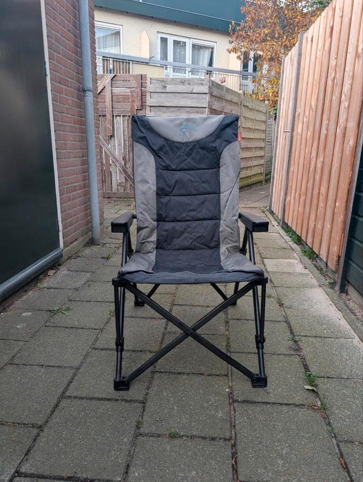 2 De Waard Campingstoelen - Verstelbare Leuning, Caravans en Kamperen, Kampeermeubelen, Campingstoel, Ophalen